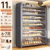 Gabinete de almacenamiento multicapa, zapatero metálico a prueba de polvo y humedad, zapatero de entrada multicapa de gran capacidad, zapatero para el hogar