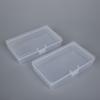 Caja de Plástico PP Rectangular Transparente de 13.5 para Bastoncillos de Algodón, Hilo Dental, Baterías, Componentes Digitales, Caja de Almacenamiento de Escritorio