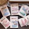 Nuevo pasador BB de tela de primavera estilo coreano con corazón bordado, pinza para el pelo de flor de ganchillo hecha a mano para niñas, pinza lateral