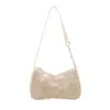 Bolsa de Corrente Estilo Coreano para Mulheres 2025 Verão Novo Estilo Bolsa Quadrada Pequena Moda Portátil Casual Ombro Axila