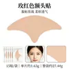 Tira de tecido elástico para testa para levantamento facial físico, bandagem de levantamento respirável anti-flacidez, adesivo facial