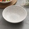Tigela de Cerâmica Chuveiro de Meteoros de Iogurte de Fábrica Tigela Tigela de Sopa de Luxo Tigela para Macarrão Louça de Hotel Tigela Redonda para Salada de Frutas