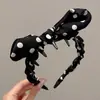 Diadema Ondulada Marrón para Mujer, Uso Diario, Antideslizante, con Dientes, para Lavarse la Cara, Accesorio para el Cabello