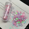Lantejoulas para Nail Art Ecológicas Série Múltipla Fabricante Engarrafado Misturado Concha Transparente Laser Artesanal Materiais DIY Capa de Celular