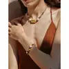 Nuevo producto: Colgante con Forma, Collar de Cuerda Trenzada, Pulsera, Diseño de Nicho, Cuentas de Cristal, Cadena para Clavícula Estilo Resort Bohemio