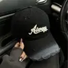 Gorra de Béisbol Vintage Borgoña Desgastada para Mujer, Estilo Retro Americano, Circunferencia de Cabeza Grande, Gorra Versátil con Letras que Hace que la Cara Parezca Más Pequeña
