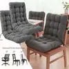 Cojín para Silla Larga de Color Sólido Transfronterizo Cojín de Oficina Cojín Integrado Engrosado Cojín para Silla Reclinable de Otoño e Invierno Cojín para Asiento