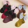 Meias quentes de outono e inverno para crianças, algodão, laço de algodão, renda de algodão, para dança, espessura média, para meninos e meninas, meias de princesa, meias de algodão