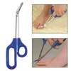 Tijeras para Piel de Pie Grandes de Acero Inoxidable de 8.3 Pulgadas, Tijeras para Vendajes y Gasas, Tijeras de Boca Larga Dentada y Boca Curva, Tijeras de Belleza, Tijeras de Pico de Grulla