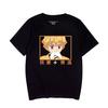 Demon Slayer Ghost Blade Shanyi camiseta de verano de manga corta con capucha de anime estampada en 2D transfronteriza