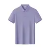 Camiseta polo de algodón-spandex de 220 g, 80 hilos, algodón de fibra larga para verano, camiseta de manga corta unisex, impresión de logotipo disponible bajo pedido