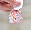 Unicornio Arcoíris Caballo Blanco Caramelo Cuerda para el Cabello Tendón de Goma Anillo para el Cabello Accesorios para el Cabello de Niños Tocado Bebé Anillo Pequeño para el Cabello Venta al por Mayor