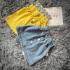 Saia Jeans Curta de Verão para Meninas Estilo Western de Bebê Infantil Distintiva Moderna Estilo Coreano Fashion Botão Celebridade da Internet Saia de Princesa