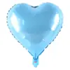 Balão de alumínio de amor de 18 polegadas decoração de palco de aniversário de casamento balão de folha de alumínio em forma de coração fábrica venda direta atacado