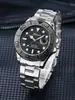 Reloj Personalizado para Hombre Moda Reloj de Cuarzo Transmisión en Vivo Comercio Exterior Popular Resistente al Agua Luminoso Correa de Acero Reloj Dropshipping