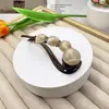 Pinza para el Cabello con Pedrería Perla 2026 para Mujer, Simple y Conveniente para Peinados Recogidos, Pinza Rígida Retorcida, Estilo Chino, Nuevo Estilo Chino Perla