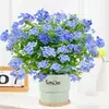 Plántulas de Flor Grande Copo de Nieve Azul, Plantas Trepadoras, Flores Frescas para Jardín de Balcón, Plantas de Bonsái, Plantas de Floración de Cuatro Estaciones en Maceta para Uso Interior y Exterior