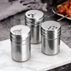 Frasco de Acero Inoxidable para Condimentos para Barbacoa, Botella de Condimentos de Gran Capacidad para Cocina Comercial, Caja de Condimentos, Botella de Condimentos, Frasco de Sal