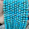 Color concha turquesa cuentas sueltas Jinbeisong cuentas redondas pulsera collar DIY joyería con cuentas venta al por mayor ventas directas de fábrica