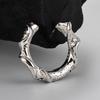 E5239 Corea del Sur diseño de nicho sentido S925 plata esterlina mancha Mobius clip de oreja femenina sin perforaciones clip de oreja en forma