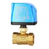 Corpo da Válvula de Latão 24V Dois Fios Reset por Desligamento Elétrico Válvula de Esfera Elétrica Normalmente Fechada Normalmente Aberta Válvula de Água 2204 Válvula de Esfera Elétrica