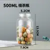 Atacado do Fabricante Potes de Frutas Secas de PET Selados Potes de Armazenamento de Lanches para Cozinha Potes Redondos de Armazenamento Seco de Vegetais e Frutas Caixa de Armazenamento
