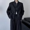 Diablo Novo Estilo Chinês Gola Alta Terno Masculino Fivela de Metal Rua Frita Celebridade da Internet Mesmo Estilo Design Retrô Senso de Tendência de Terno de Nicho