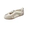 Zapatillas de entrenamiento alemanas para mujer en stock, nuevo modelo de verano 2026, zapatos casuales de suela gruesa para aumentar la altura, cómodos, huecos, transpirables, zapatillas versátiles