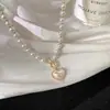 Colar de Cereja Pérola Suave de Verão Feminino Luxo Leve Nicho Temperamento Corrente de Pescoço Doce e Fresca Corrente Clavicular