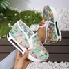 Primavera 2026 Nuevo Estilo Comercio Exterior Talla Grande Zapatos Casuales Cómodos para Mujer Suela de Plataforma Aumentadores de Altura Zapatos Individuales Talla Única