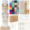 Recomendación Transfronteriza: Set de Accesorios para Joyería DIY Estilo Bohemio, Piezas Redondas Coloridas de Arcilla Suave, 6mm, 24 Piezas
