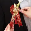 Set de Ramilletes de Boda para Familia, Novio, Novia, Ramillete de Boda de Alta Gama, Broche Simple de Nuevo Estilo Chino para Recién Casados y Familiares