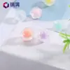 Suministro directo de fábrica DIY hecho a mano Nuevo 12 mm color interior opaco rosa acrílico cuentas sueltas cuentas centrales accesorios de joyería