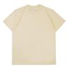 Camiseta de Manga Curta Algodão Puro 230g Peso Pesado Algodão Penteado Xinjiang Casal Cor Pura Marca Tendência Solta Manga Curta Camiseta Lisa