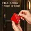 Gancho transparente sin rastro, gancho de fuerte adhesivo con patrón de Año del Cordero, gancho impermeable, nano-adhesivo para cocina, sin clavos, sin necesidad de taladrar
