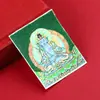 Estilo Étnico Titânio Aço Thangka de Vidas Passadas e Presentes, Oito Animais Guardiões, Macaco, Deus Amarelo da Riqueza, Zaki Lhamo, Produtos Culturais e Criativos de Templo, Guanyin