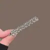 Grampo de Cabelo com Strass, Presilha Delicada Lateral, Grampo para Arrumar Fios Soltos, Presilha para Franja, Presilha de Cabelo de Alta Qualidade para Menina