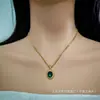 Moda Francesa Elegante Temperamento Zirconia Collar Diseño Personalizado Acero de Titanio Gargantilla para Mujeres No se Desvanece Cadena Versátil para Clavícula