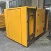 Cabine geradora autodescarregável e autocarregável com estrutura telescópica hidráulica e cabeça de luz rotativa LED