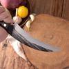 Cuchillo de carnicero para deshuesar forjado cuchillo para cosechar plátanos cuchillo para matar cerdo cuchillo para matar res cuchillo de corte juego de cuchillos de cocina con funda para cuchillo