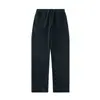 Calça de Moletom Masculina de Outono 400G Algodão Penteado Calça Esportiva Luxo Leve Reta Casual Cor Sólida Versátil Funcional