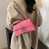 Bolsa de Braço para Mulheres 2024 Verão Nova Moda Versátil Pequena Quadrada Estilo Coreano Nicho High-End Trendyy Bolsa Transversal