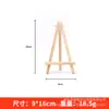 Suporte de Cavalete Pequeno de Madeira para Mesa Suporte para Porta-Retrato Suporte para Celular Obras de Arte Cavalete Dobrável para Óleo