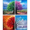 Set de 6 piezas de pintura de diamantes Pintura de diamantes 5D Hecho a mano DIY Diamante cuadrado Diamante completo Pintura de diamantes Amazon Stickers