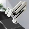 Base Robótica com Braço Pneumático para Monitor de Laptop, Suporte de Monitor de Computador Duplo Tela Um para Dois