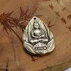 Pingente de chaveiro de cobre puro de latão com oito deuses patronos Buda Pingente de bodhisattva de latão sólido