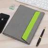 Conjunto de Cadernos Personalizados com 70% de Desconto, Páginas Soltas, Caixa de Presente de Negócios de Alto Padrão, Logo Personalizável, Diário de Capa Dura em Couro