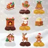 Festa de Fim de Ano Transfronteiriça Novos Suprimentos de Festa de Natal Decoração Decoração de Mesa de Natal Decorações de Mesa em Favo de Mel