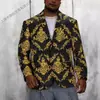 Jaqueta de Terno Masculino Moda Primavera e Outono Estilosa Roupa Ocidental Personalidade Cool Terno Masculino de Botão Único