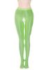 Zhu Mi Love Europeo y Americano Sedoso Bodybuilding para Mujer Talla Extra Aceite Brillante Gloss Alta Elasticidad Archivo Abierto Leggings Sexy Transparentes